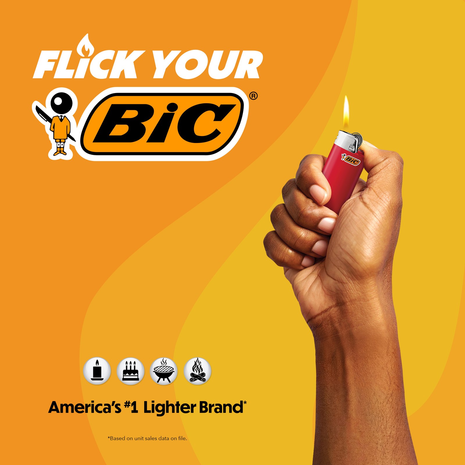 BIC Pocket Lighters, Fashion Assorted Colors, 10-Pack of Lighters (Colors May