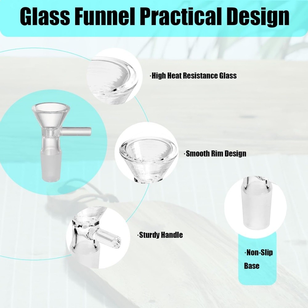 (10 PACK) 14MM Male Glass Bowl For Water Tobacco Pipe Bong Replacement Head US