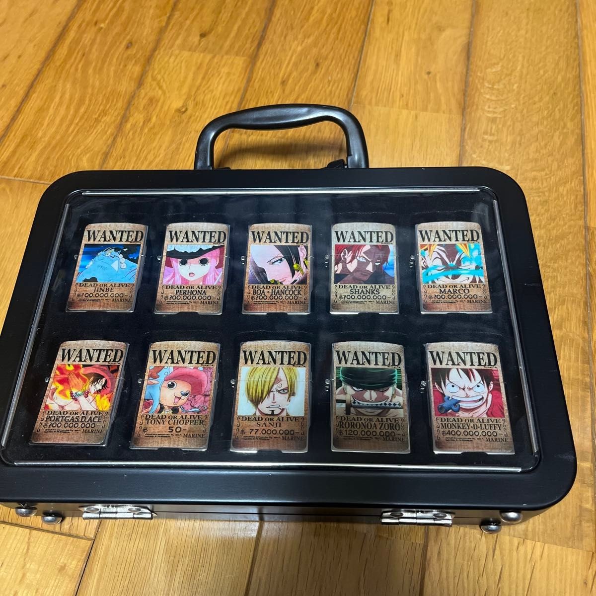Zippo lighter items One Piece WANTED Poster Zippo Lighter 10 piece Set