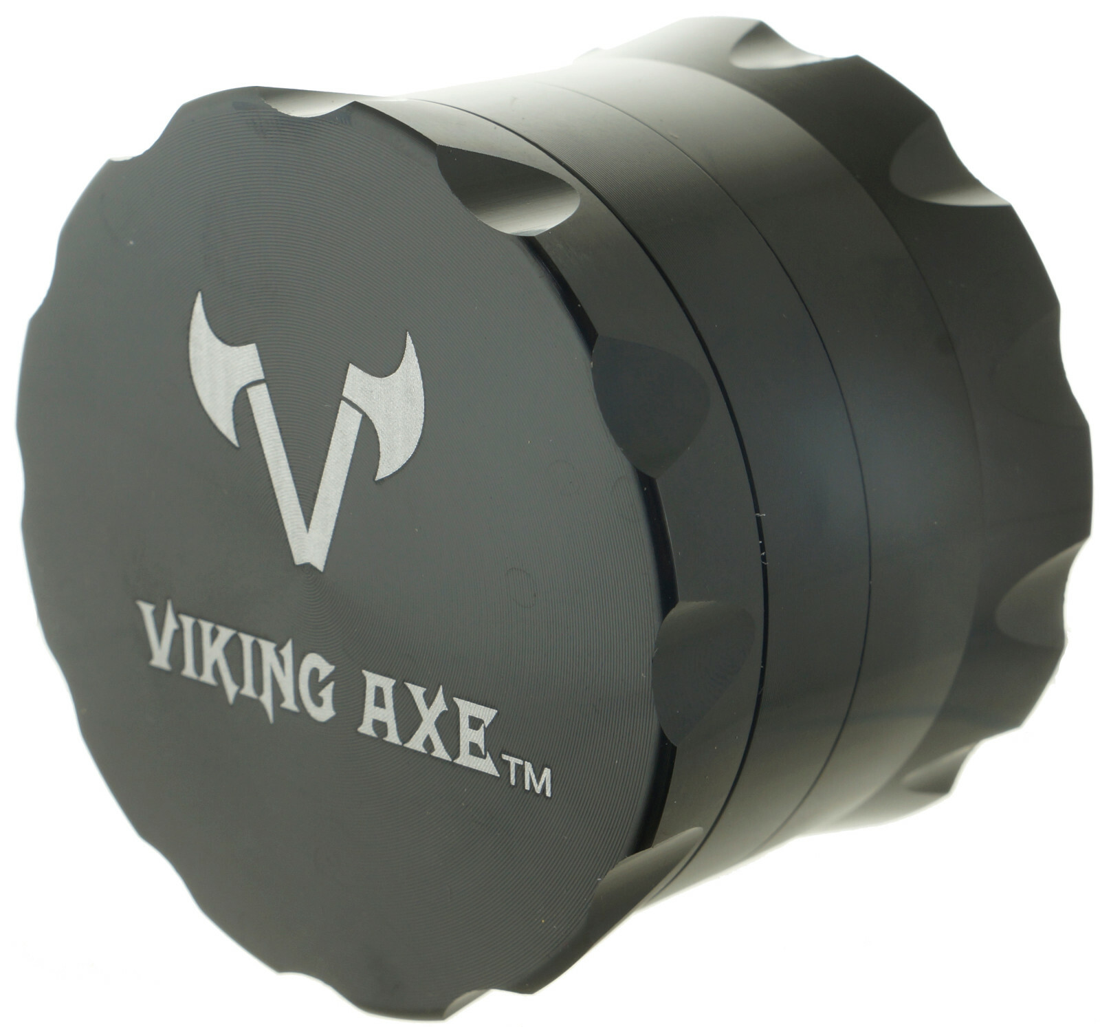 2.5″ 63mm VIKING AXE 4 Piece Grinder w/ Gift Box BLACK Color 011