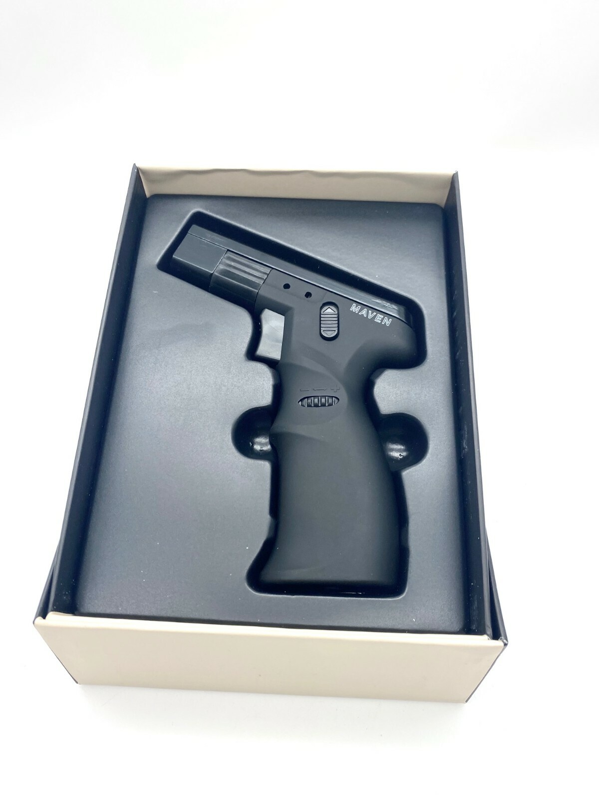 MAVEN MODEL X Windproof Torch Lighter (Chrome)