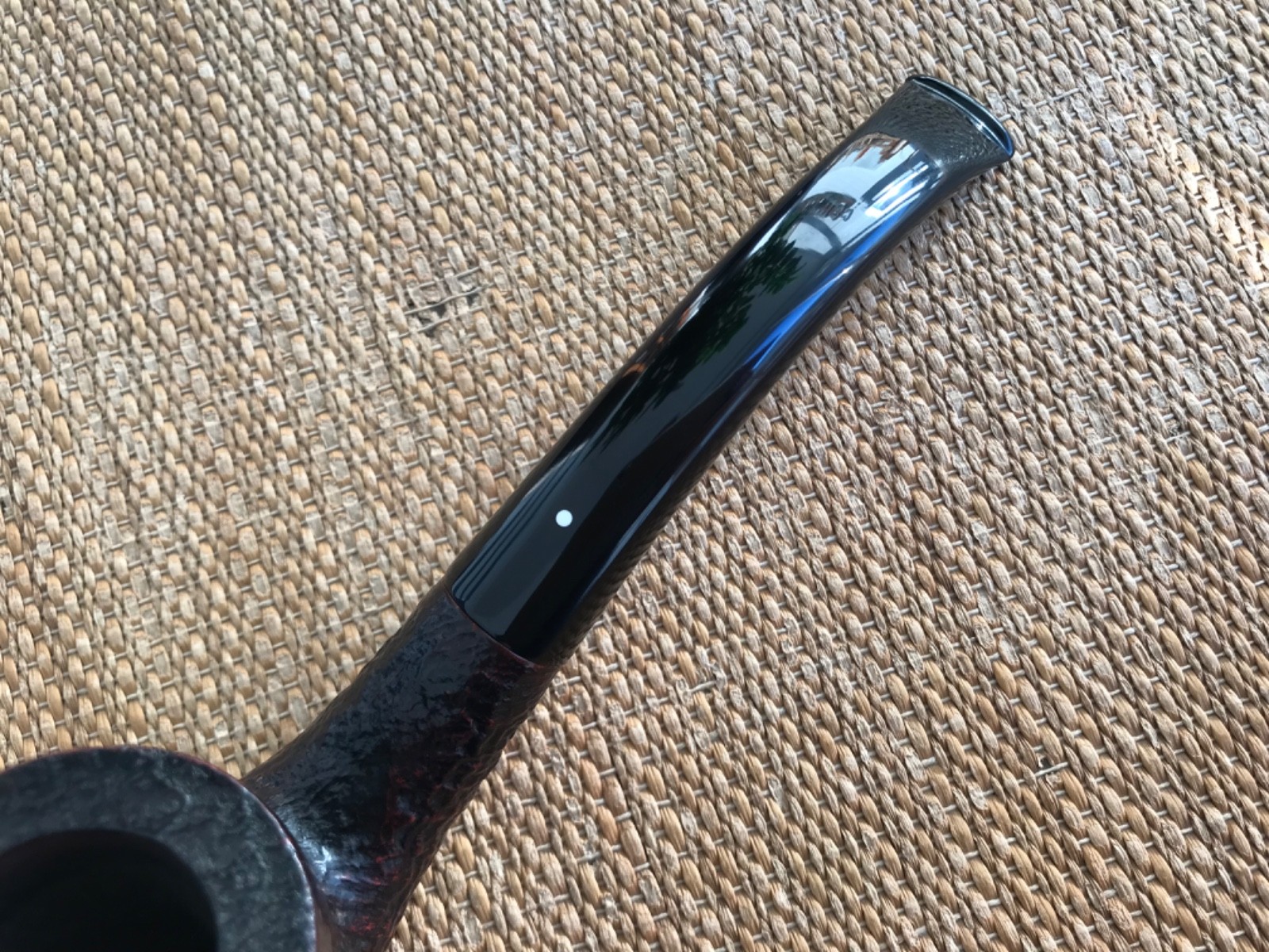 DUNHILL SHELL BRIAR 51152, GROUP 5, MADE IN ENGLAND 1978, “SWAN NECK” POT PIPE!