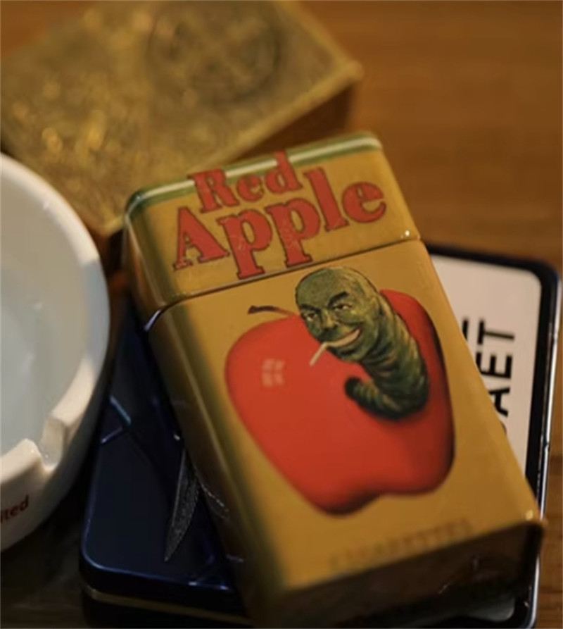 Pulp Fiction Red Apple Cigarettes Men’s Cartoon Cigarette Box Birthday Present