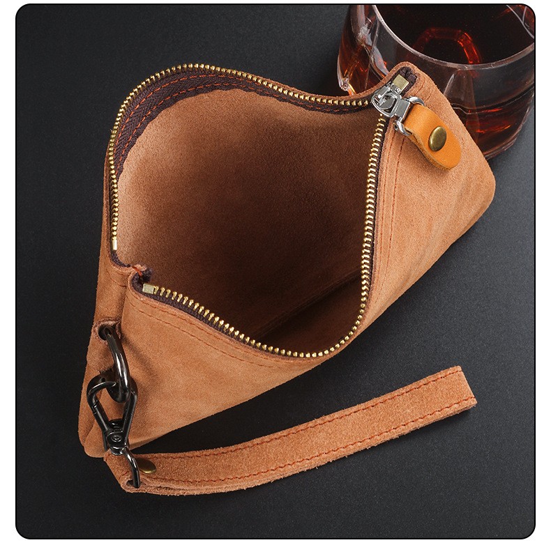 Portable Travel Cow Leather Smoking Tobacco Pipe Pouch Case Lighter Bag 1 Pipe
