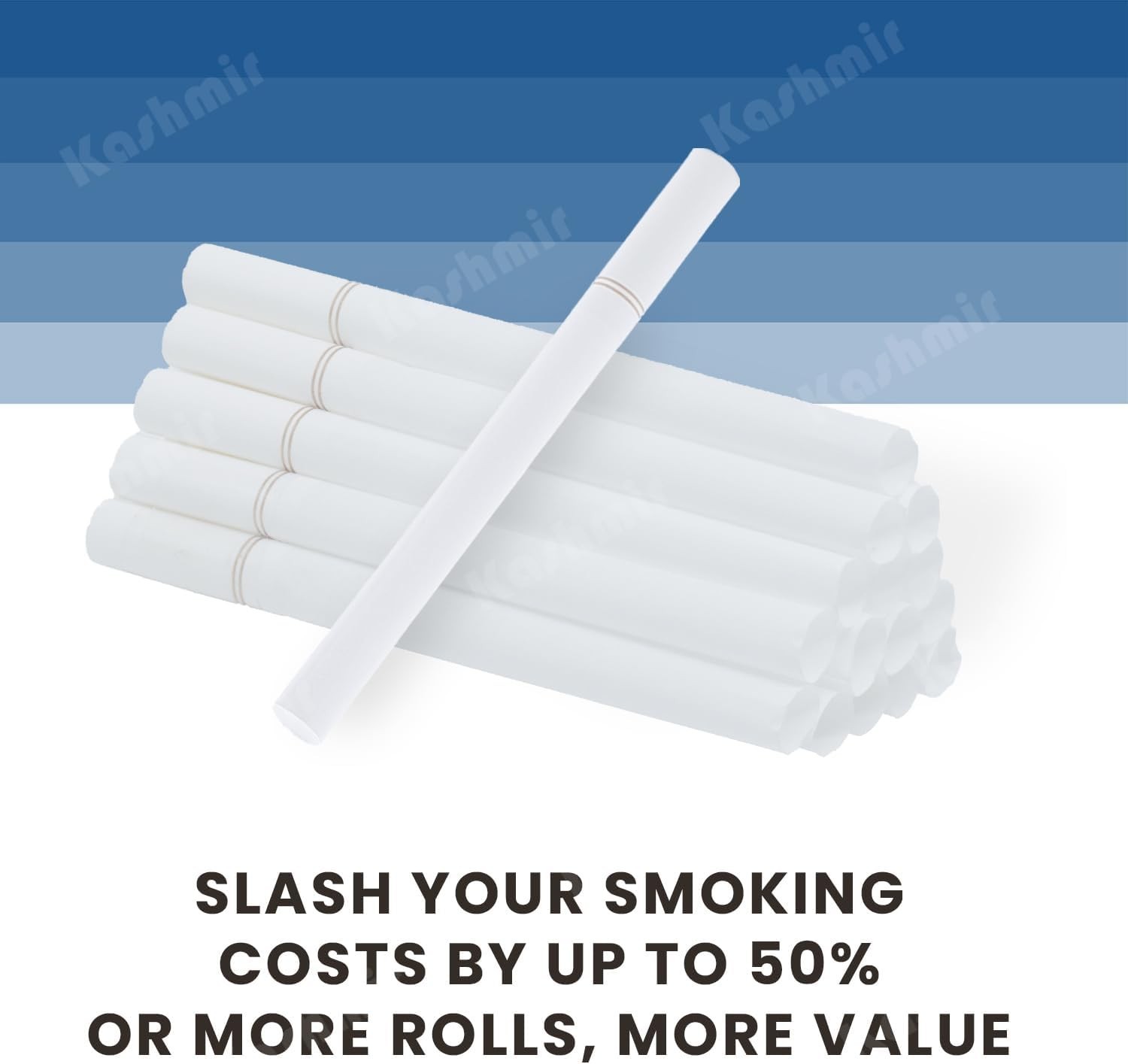 Roxwell 100mm Cigarette Tubes – Smooth Draw and Clean Burn, 2000 Tubes