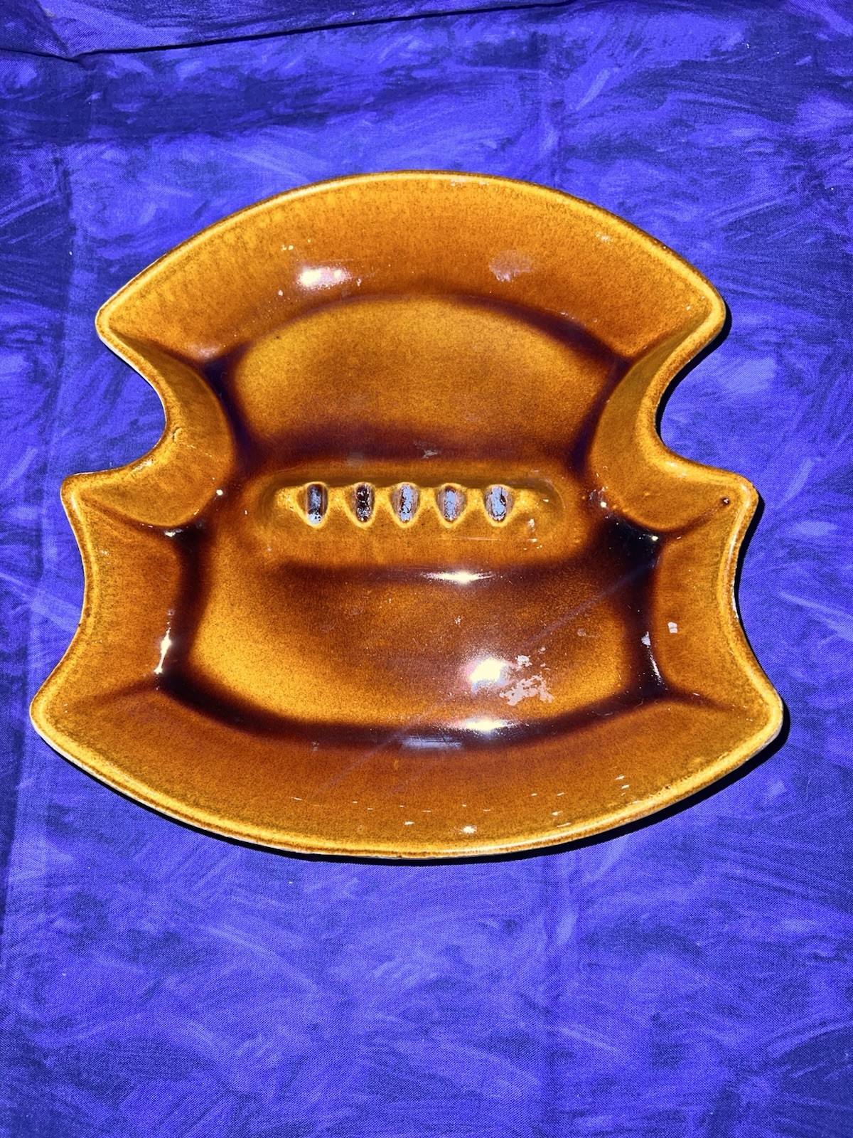 Vintage Ashtray Lot (12) Crystal Glass Amber Ceramic Multiple Sizes MCM