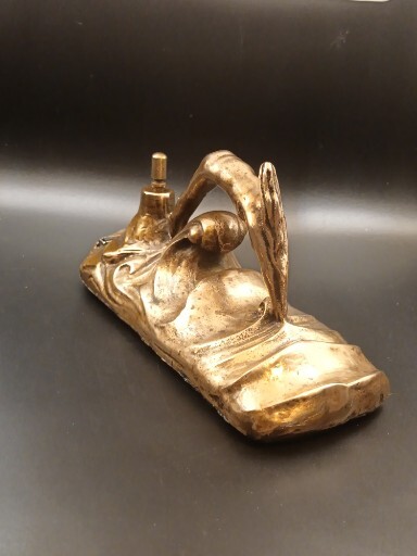 Stunning Antique French Erotic Sea Nymph Art Nouveau Striker Wand Lighter – RARE