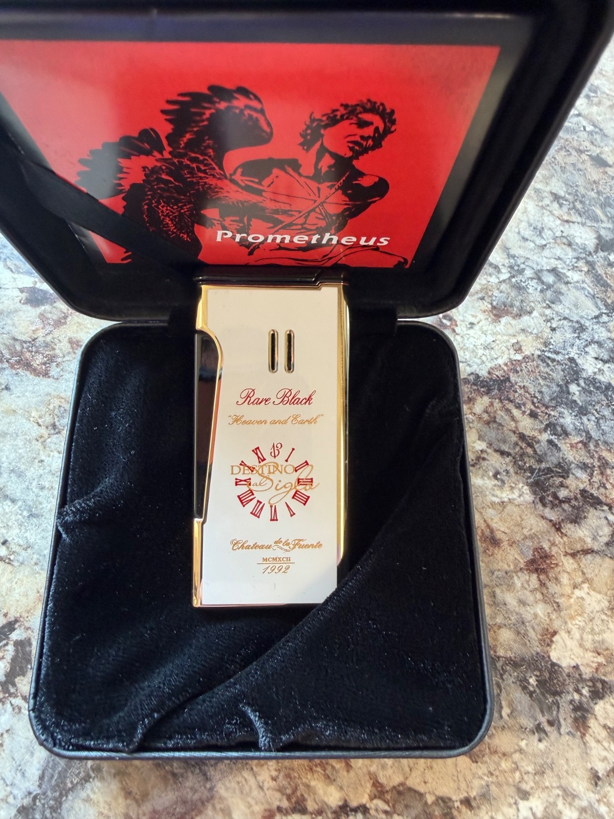 Arturo Fuente Opus X Rare Black Single Flame Torch Retro by Prometheus 133/600
