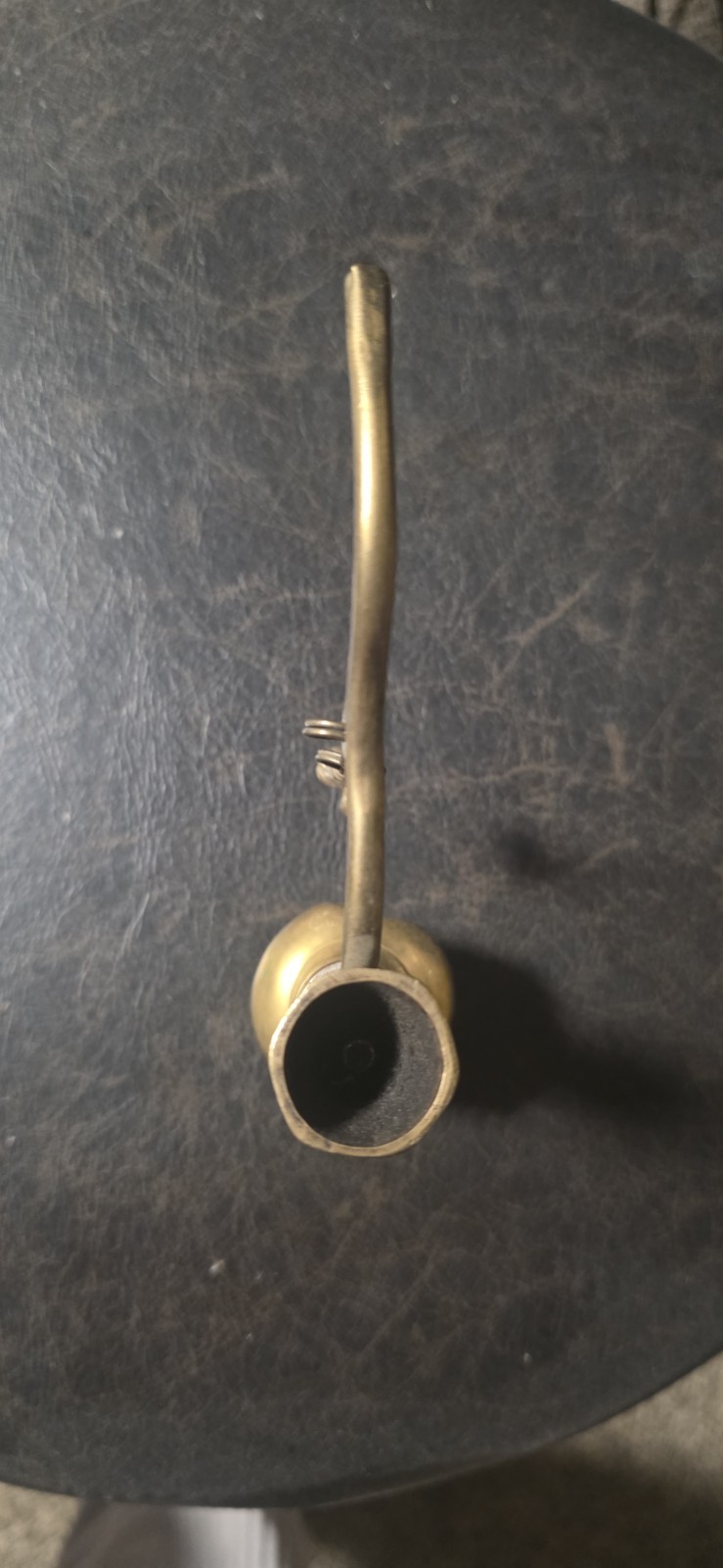 portable mini brass hookah pipe