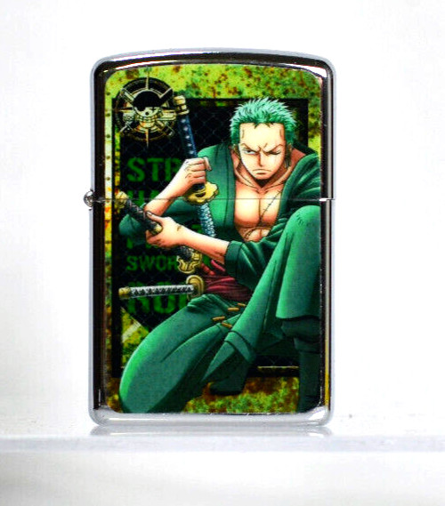 One Piece Zoro Oil Lighter Japan Rare Anime Gift Collectible New