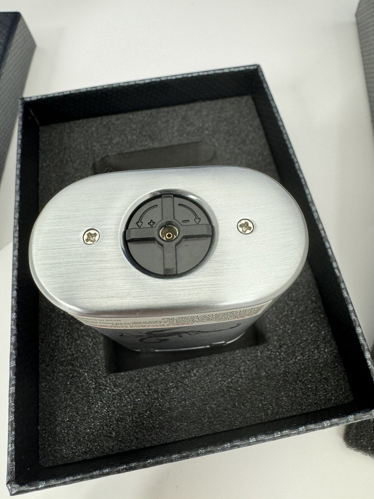 Lotus Brawn T7 Table Top Quad Cigar Torch Lighter – Chrome – Camacho – New