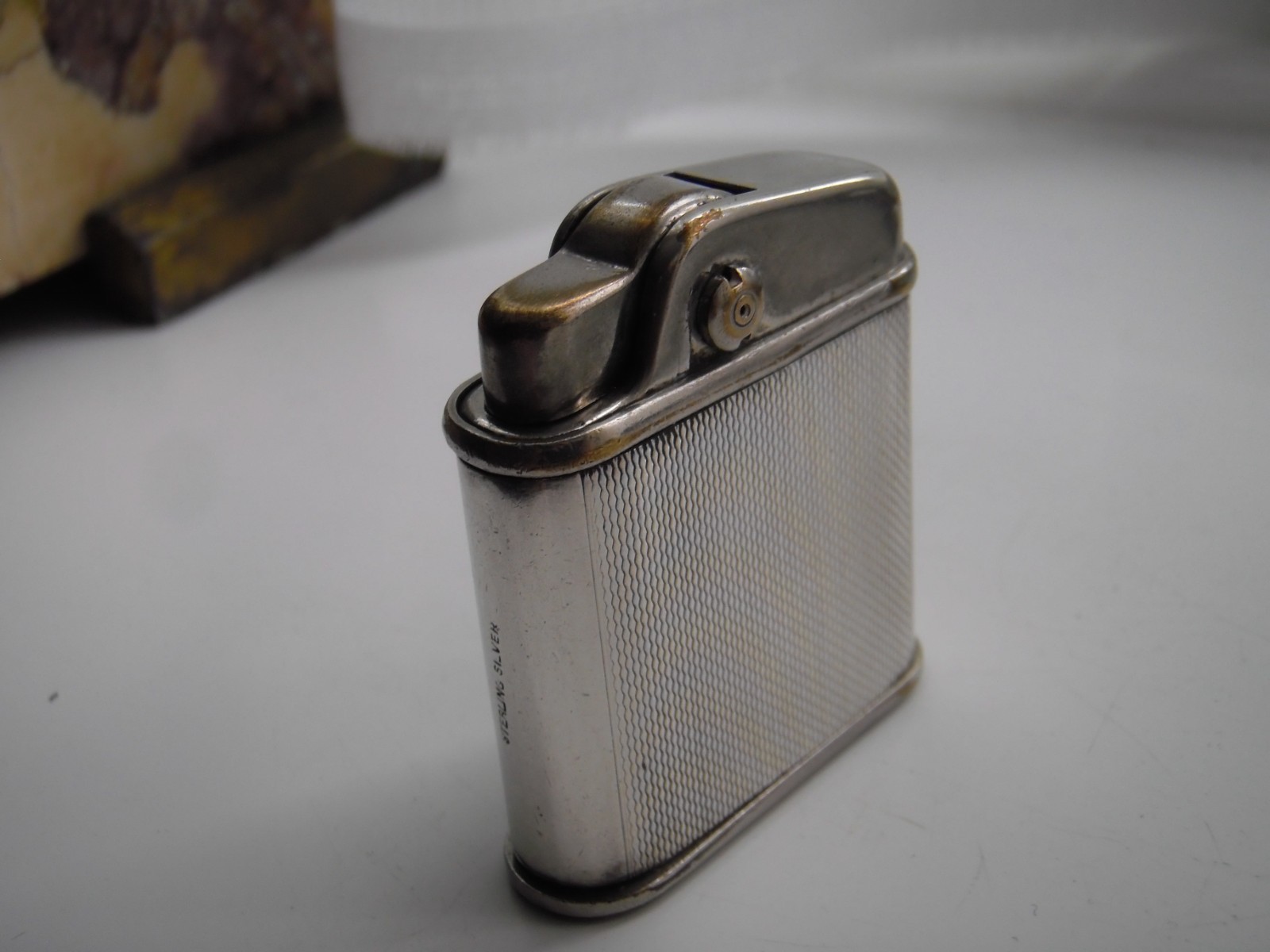 Rare Fork lighter, silver body wrap