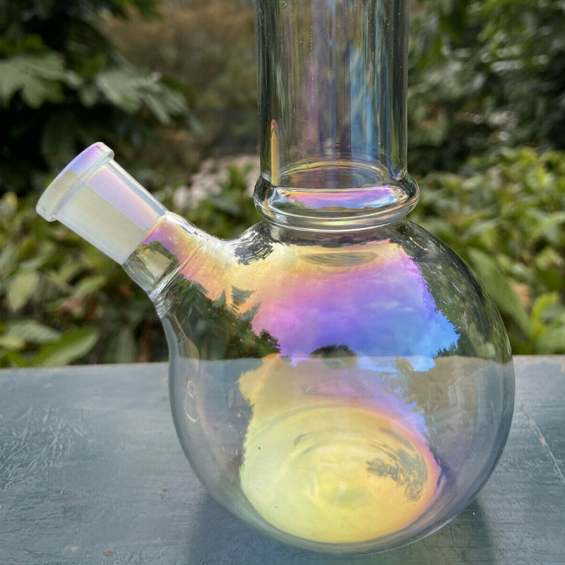 1X 10″ Colorful Dog Water Pipe Heavy Glass Bong Shisha Beaker Hookah + Bowl US