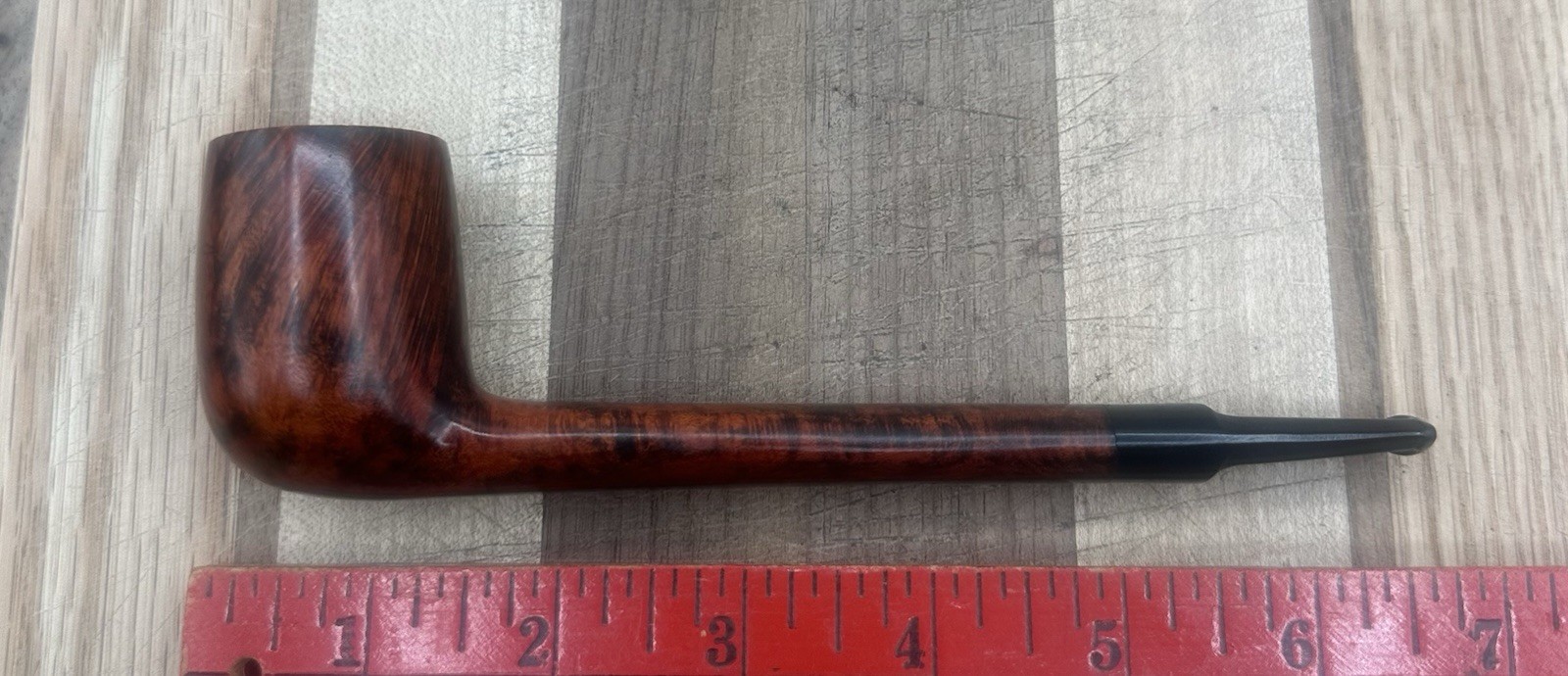 Vintage London England X E Billiard Briar Estate Tobacco Pipe