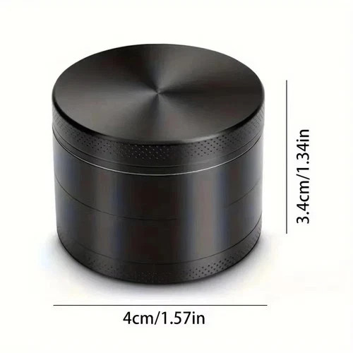 4 Layer 3 inches LARGE Portable Zinc Alloy Grinder Herb & Spice Tobacco Grinder