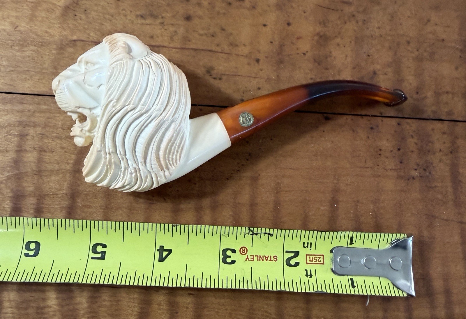 Meerschaum CAO Lion Head pipe with case 432
