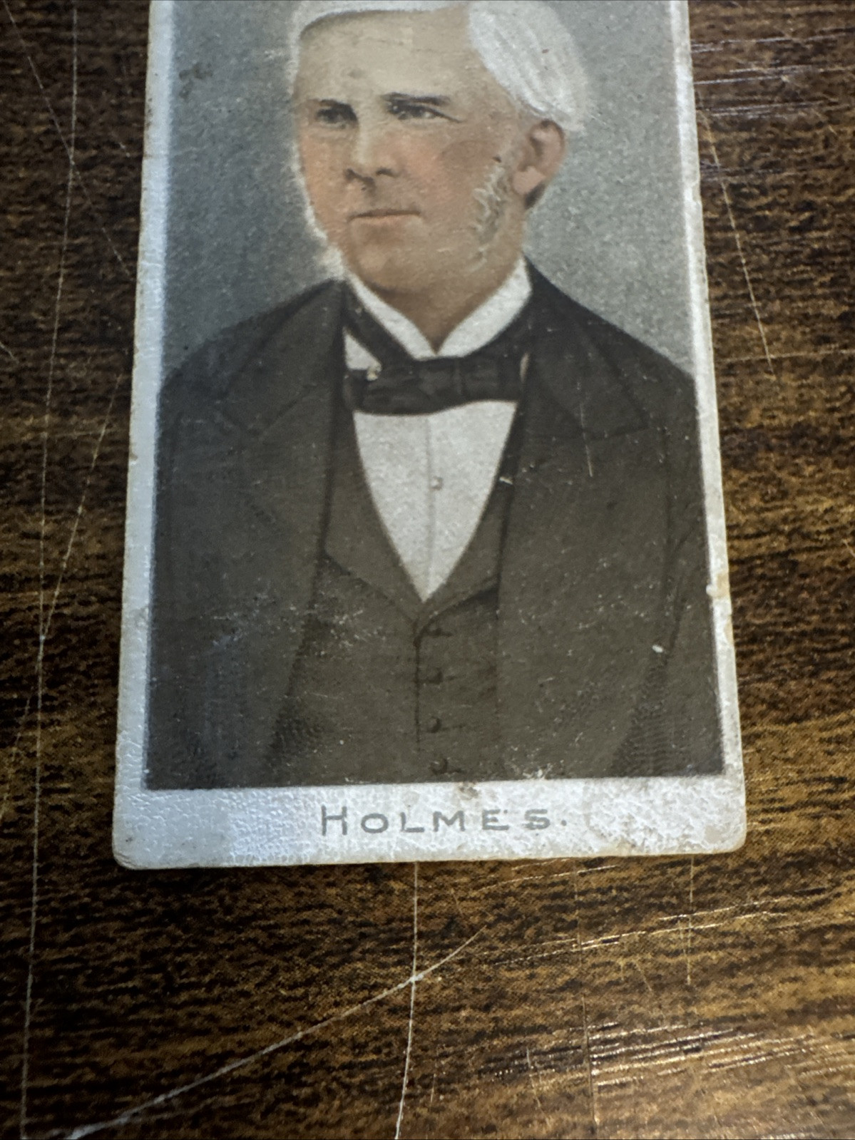 1902 John Mayer famous author and poet Oliver Holmes Card Tobacco