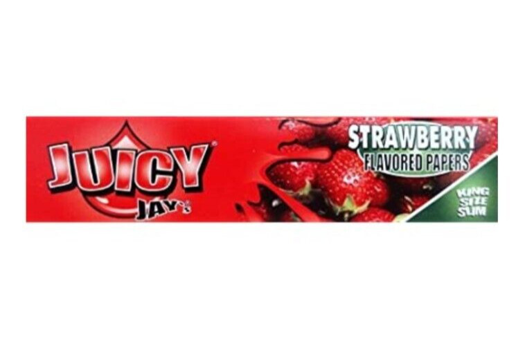 Juicy Jay’s King Size Rolling Papers Slim Strawberry USA Shipped!