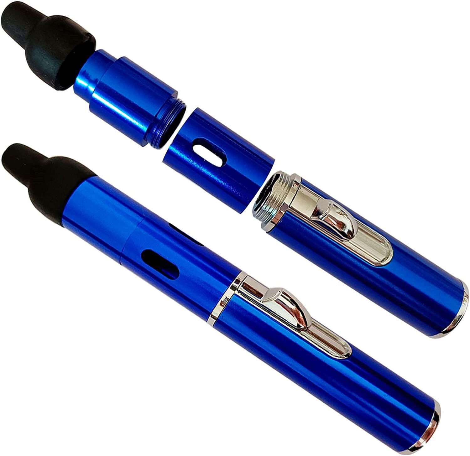 2-in-1 Windproof Click Butane Refillable Torch Lighter Click Tobacco Pipe USA
