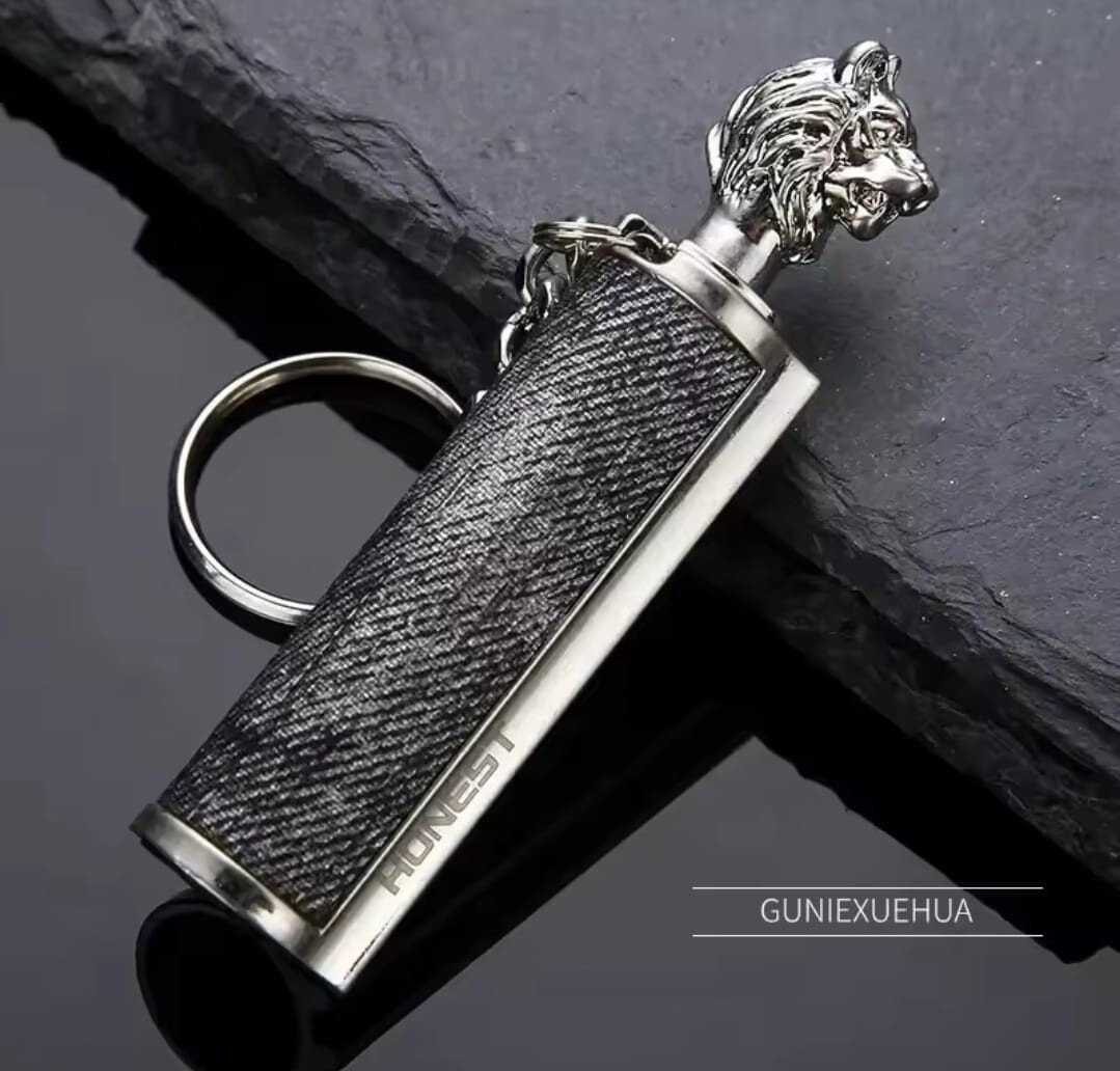 Honest 10000 Matches Keychain Kerosene Cigarette Lighter Portable Mini Size