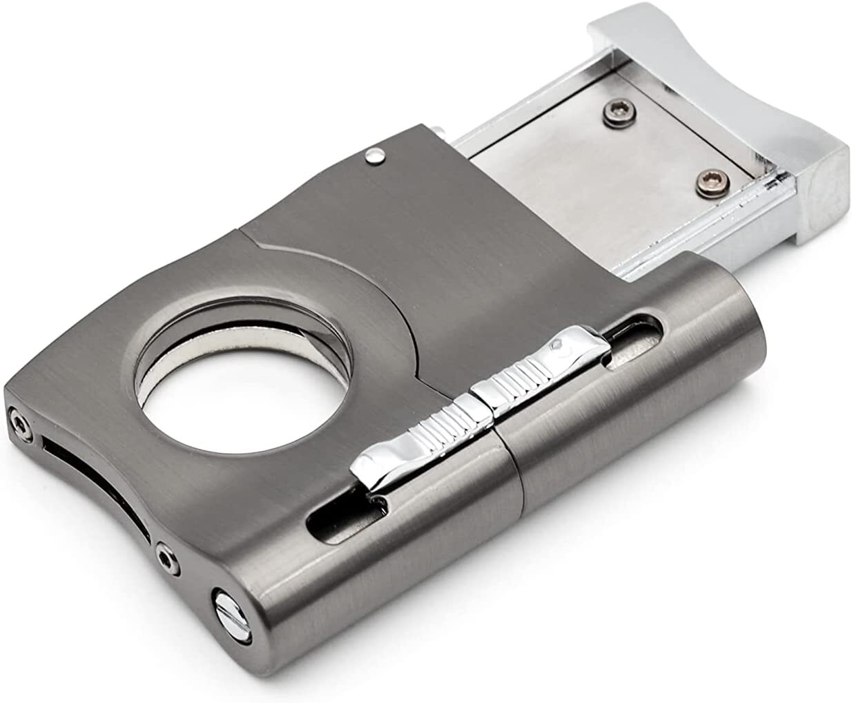 Cigar Cutter Punch Built 2 Punches Tool Stainless Steel Blade scissors accessori
