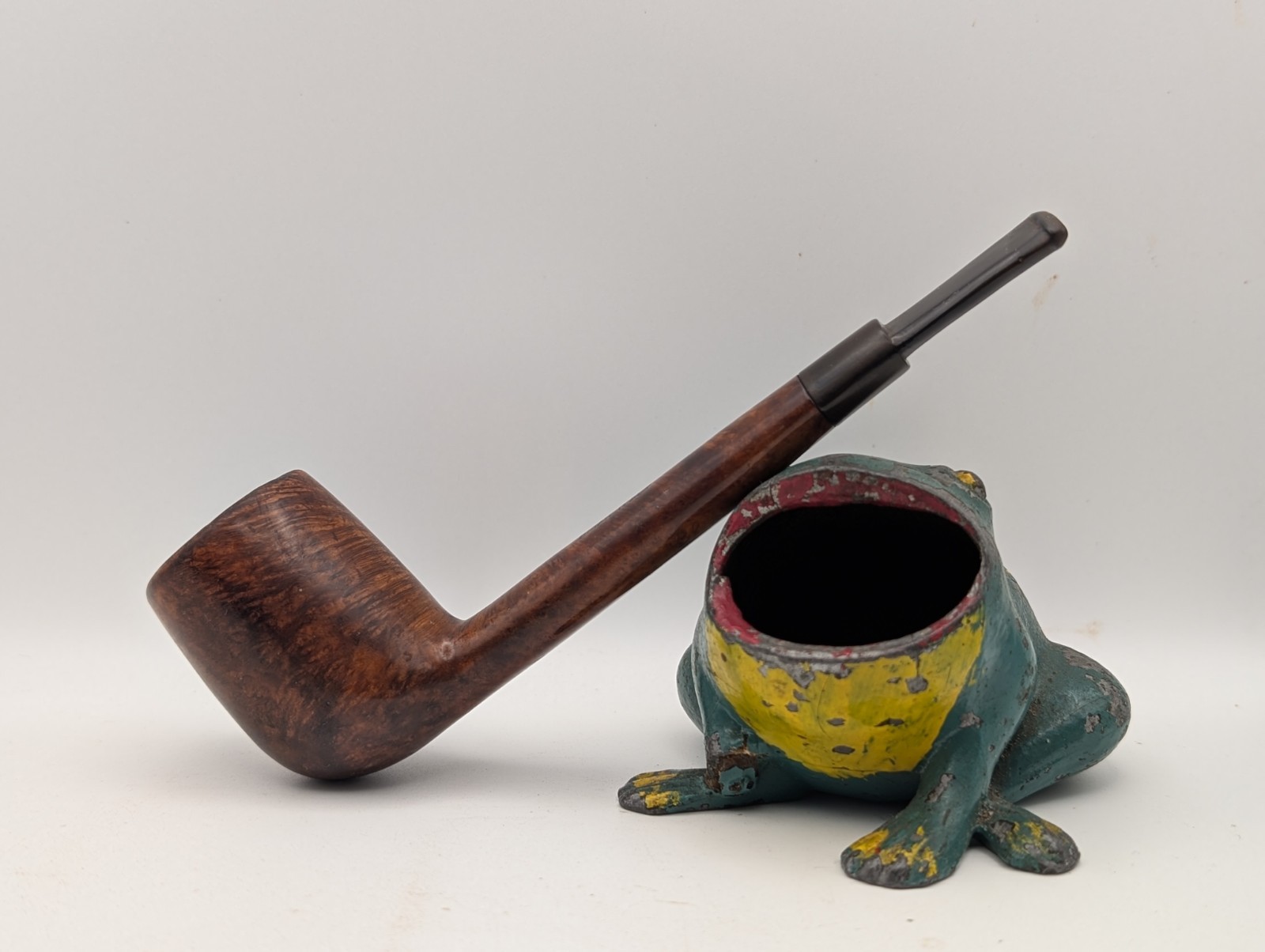 Vintage Canadian Briar Italy Smooth Liverpool Estate Tobacco Pipe