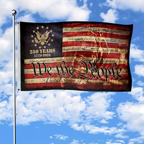 250 Anniversary Usa Flag, Commemorative House Flags, Two-sided Design 3×5 DS5