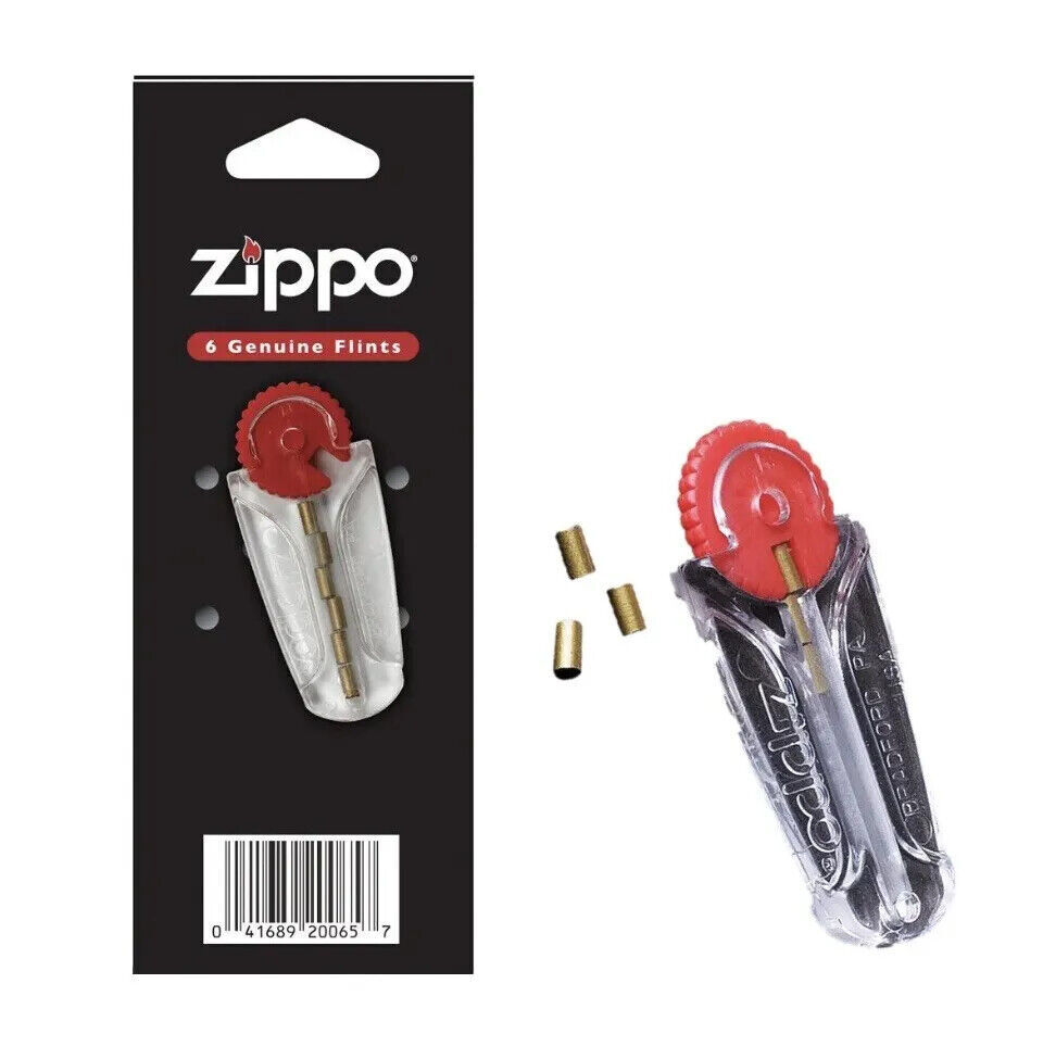 Genuine Original Zippo Premium Lighter Fuel Fluid Refill or 1 Wick or 6 Flints