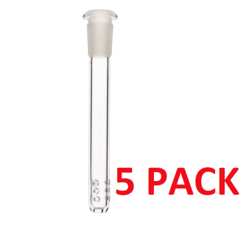 5x 4inch Hookah Water Filter Pipe Glass Bong Downstem fit for 8/9/10/12 Bong