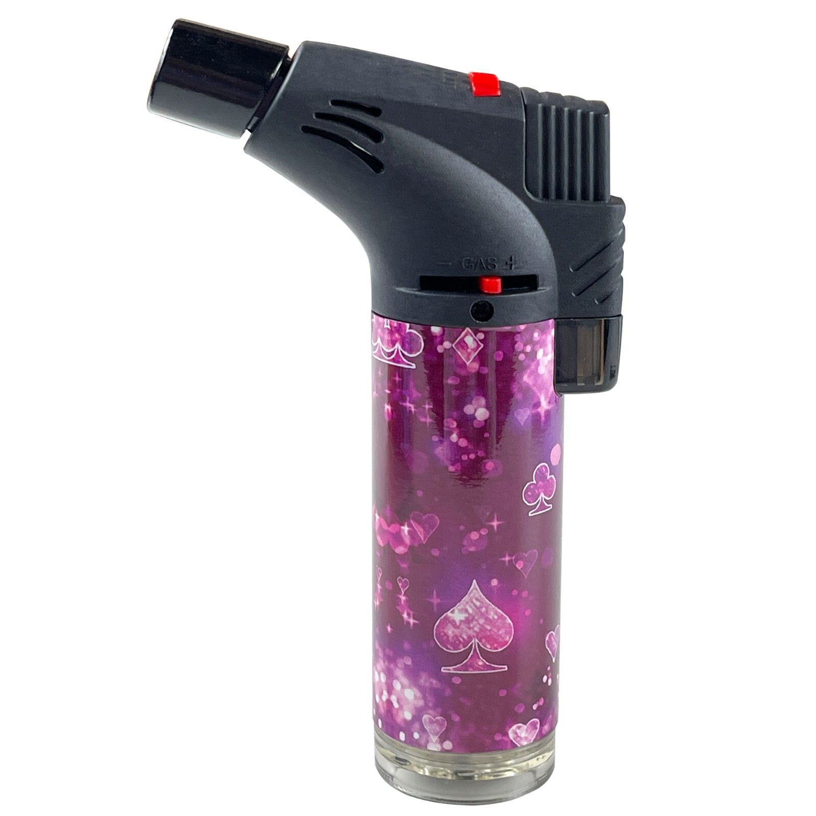 4Pack Jumbo 4″ Single Jet Flame Torch Gun Lighter Refillable Lockable Peach gift
