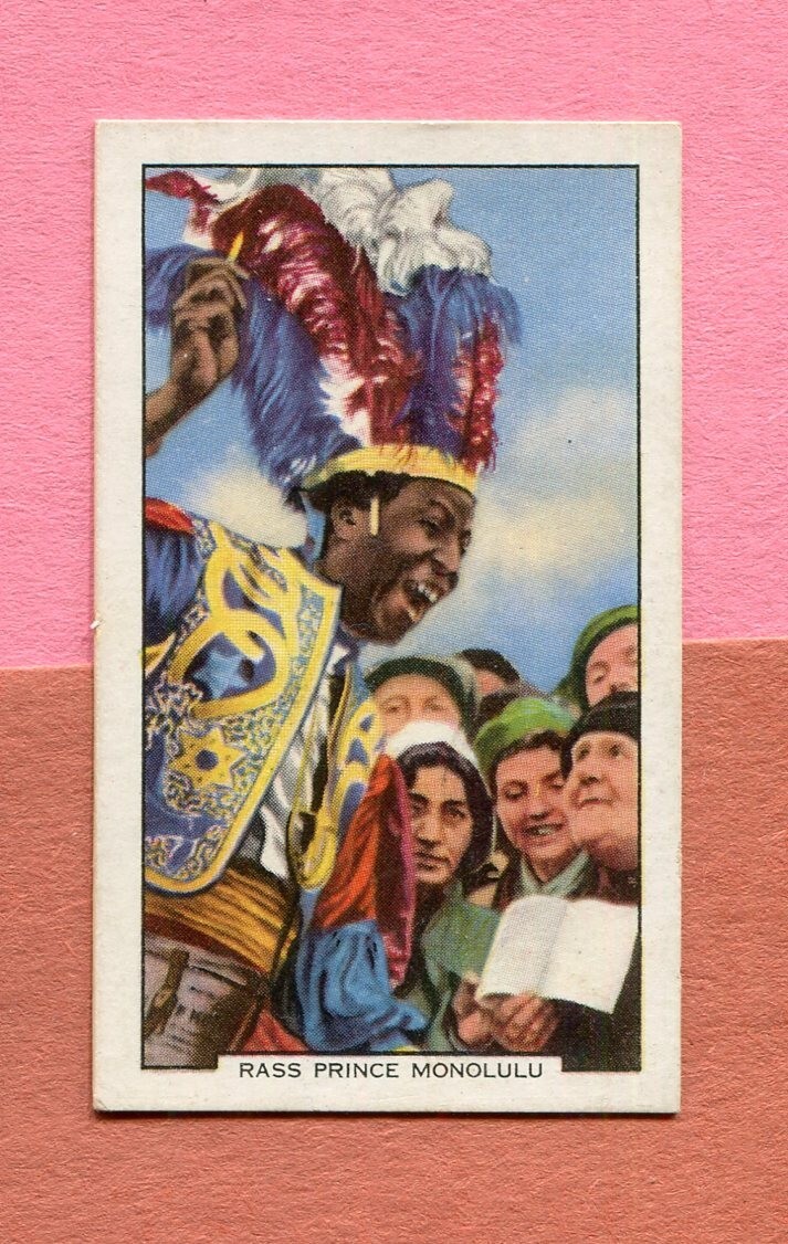 1938 GALLAHER LTD CIGARETTES RACING SCENES TOBACCO CARD #8 RASS PRINCE MONOLULU