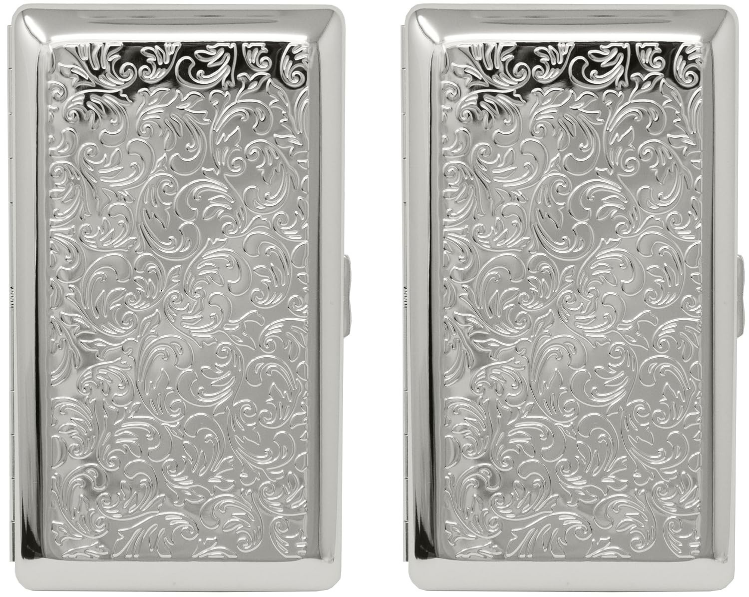 Set of 2 Vintage Style Cigarette Cases for 120mm, Ideal for Minimalist Use