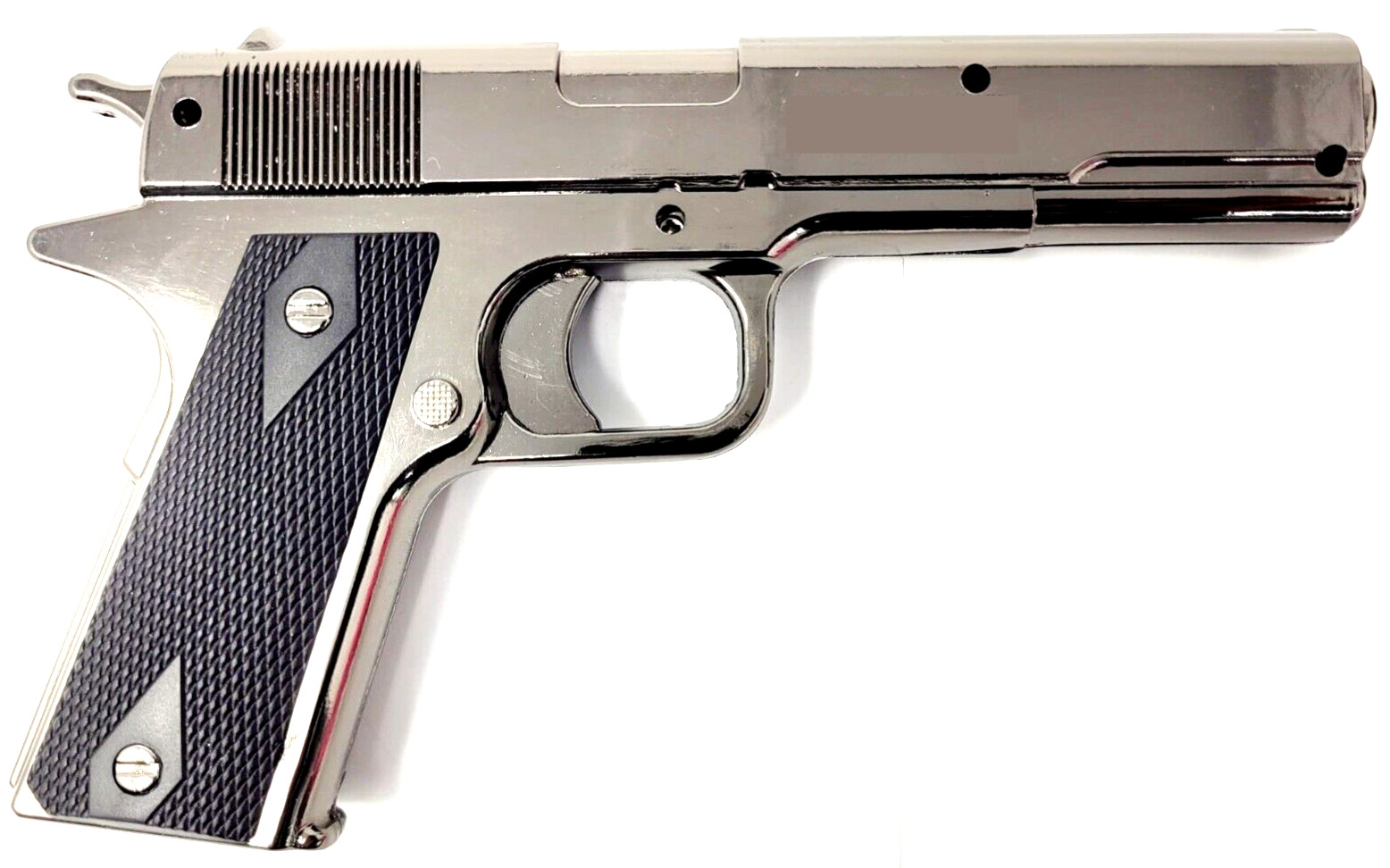 COLT 1911 Style Pistol Shaped Jet Torch Flame Gun Lighter Refillable Butane Gas