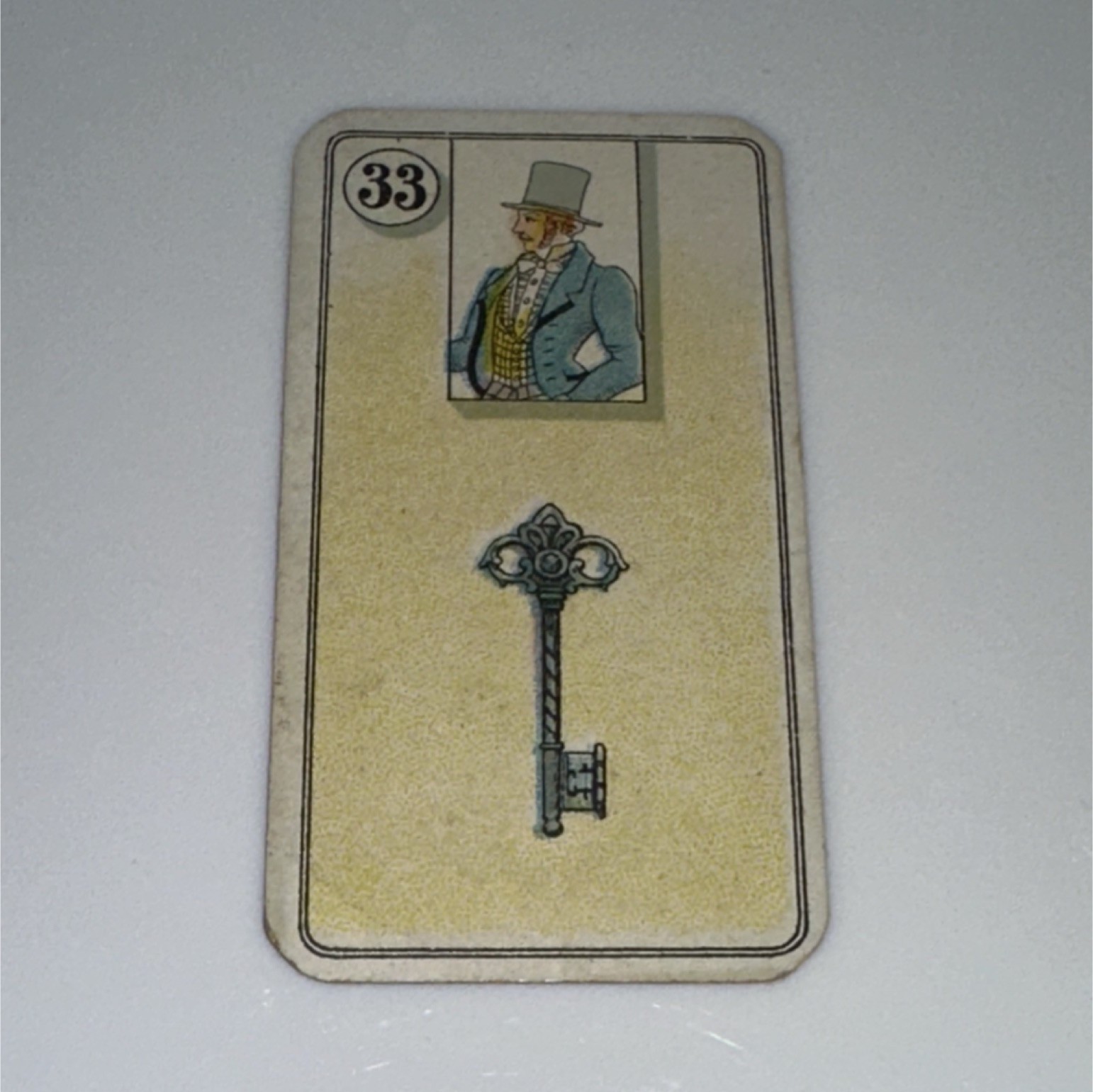 Carreras Ltd. Fortune Telling Card #33 Key Base Set Non-Sport Trading Card