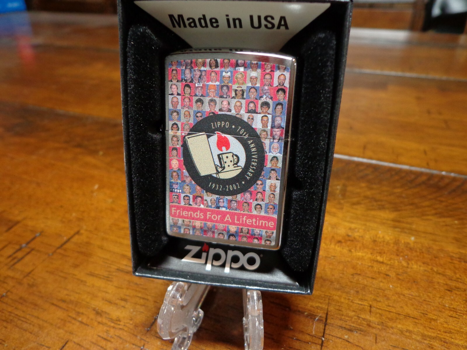 ZIPPO 70TH ANNIVERSARY COTY BOX DESIGN ZIPPO LIGHTER MINT IN BOX