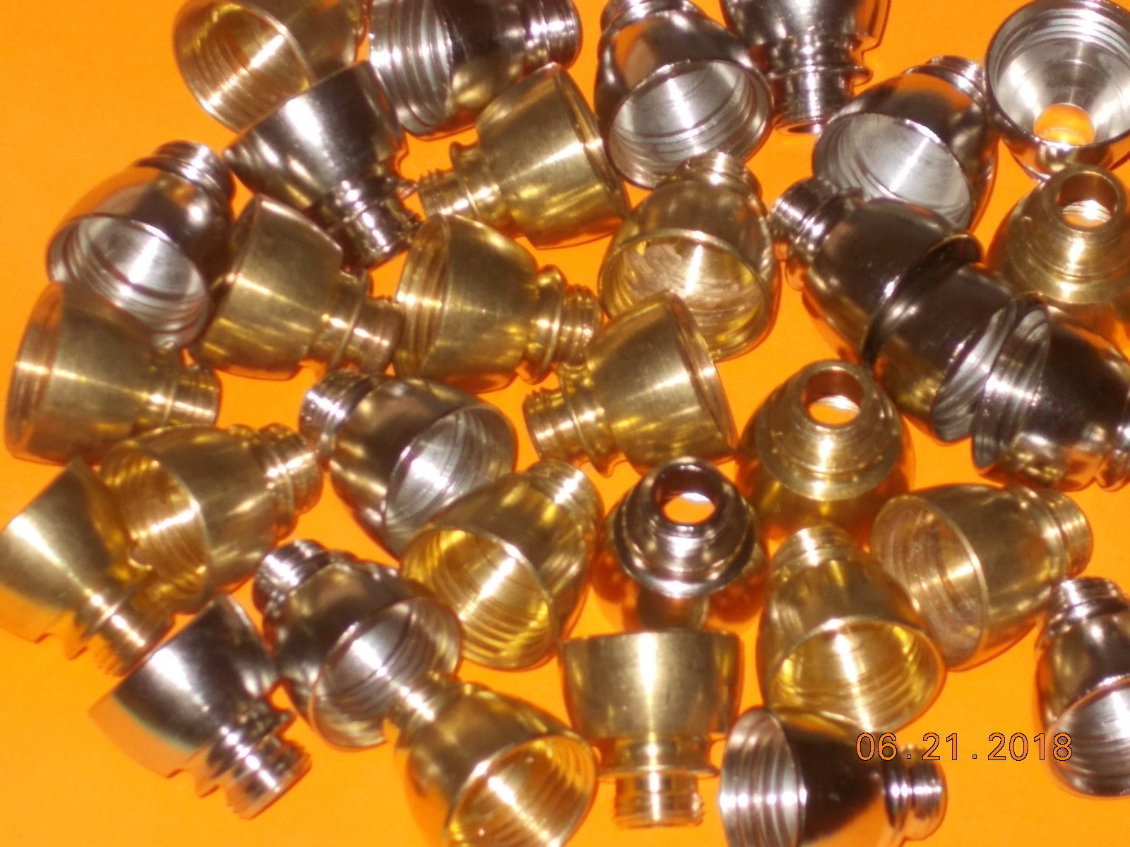 Tobacco Pipe parts & accessories – (1) Standard Metal Bowl – Brass – 5/8″