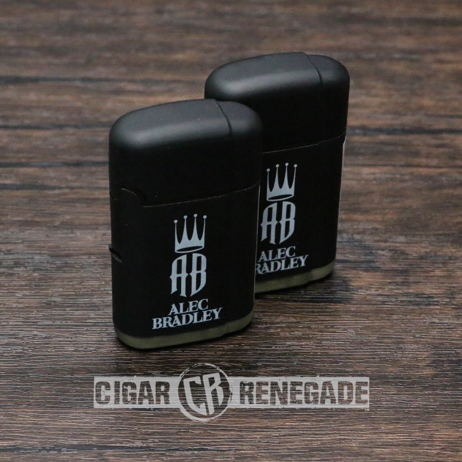 Alec Bradley Double Flame Adjustable Refillable Cigar Torch Lighter BK – 2 Pack