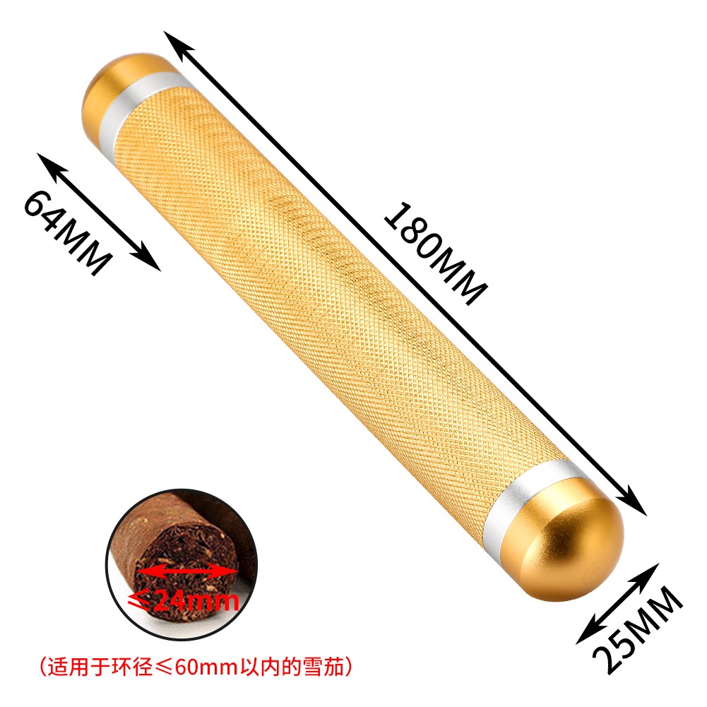 Galiner Cigar Cutter V-Cut Stainless Steel Punch Single Cigar Humidor Tube Case