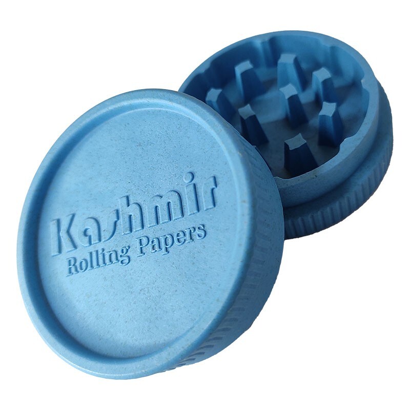 Tobacco Herb Spice Grinders 2-Peice Design Bio-degradable Pocket-Sized Blue