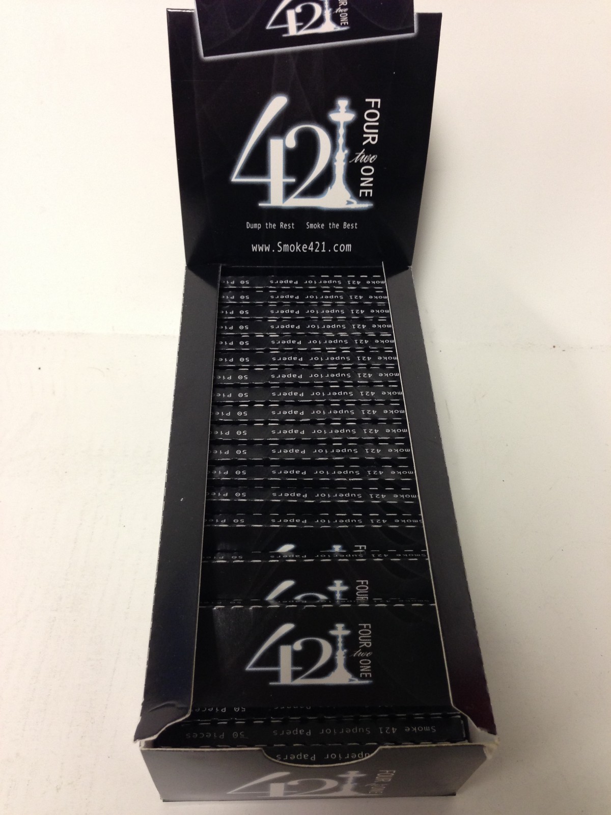 1 pack of 421 Cigarette Smoking Rolling Paper Regular Size 50 Papers