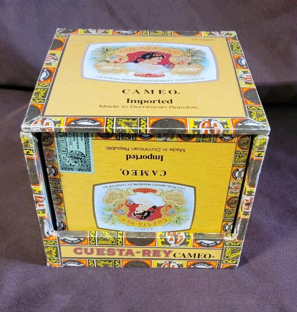 10 Tobacco Tins In box Cuesta-Rey Cameo Imported Dominican Republic