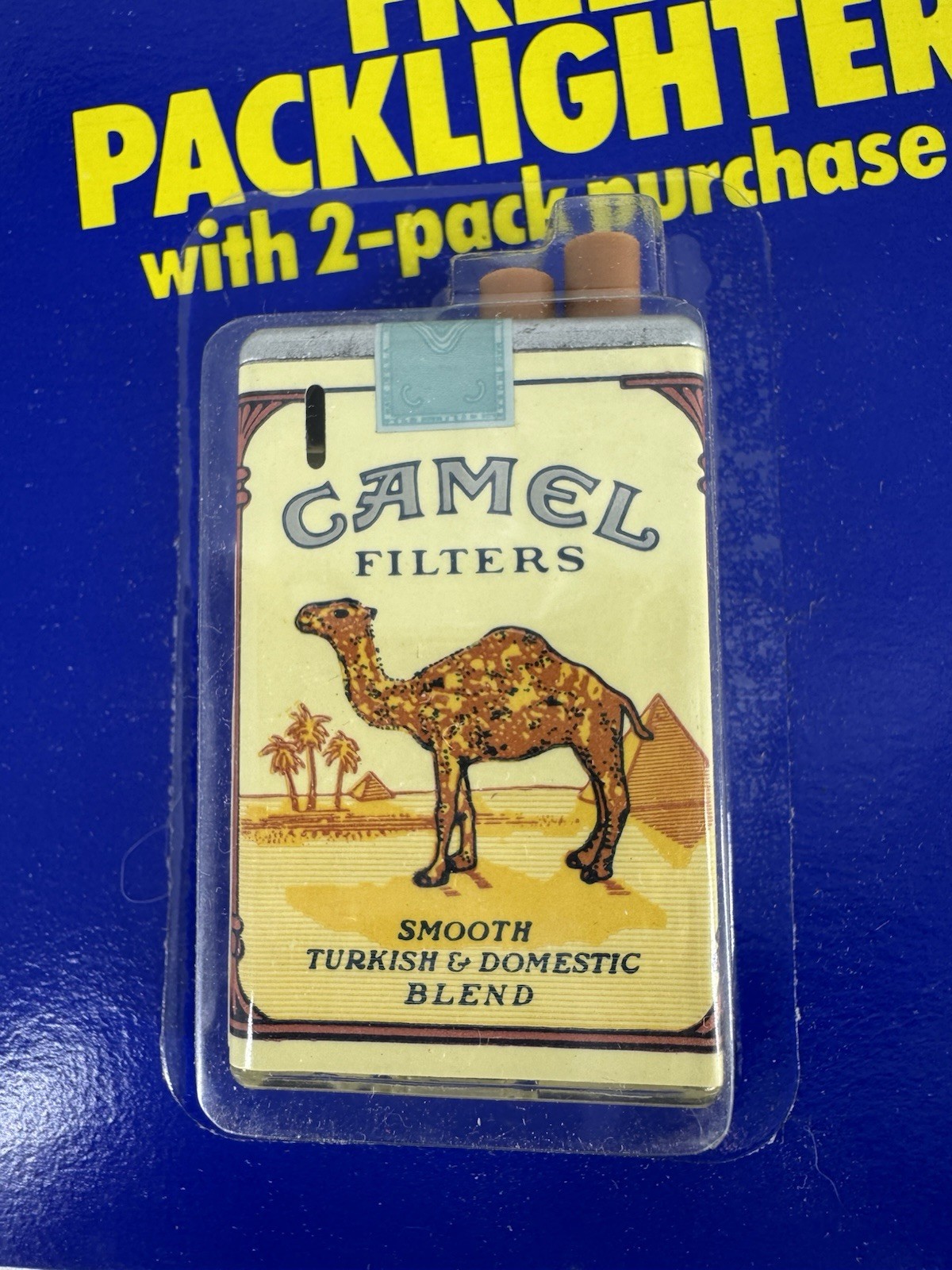 Camel Cigarette Lighter Vintage Promotional 1990 New Sealed Collector Item