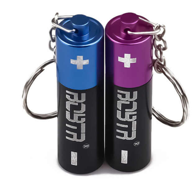 Creative Hanging Buckle Battery Metal Pipe Detachable Portable Keychain Pipe
