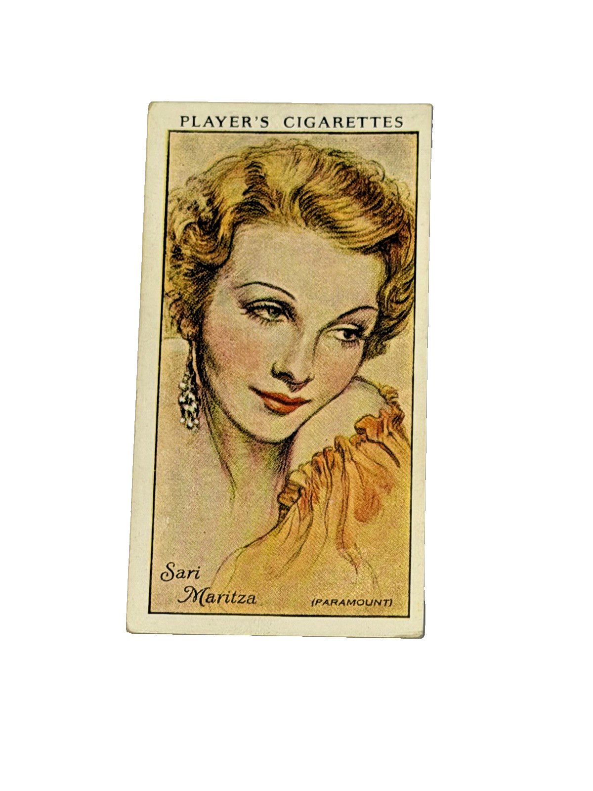 Vintage Cigarette Cards; Early 20th Century; In Tobacco Packaging; “Film Stars”