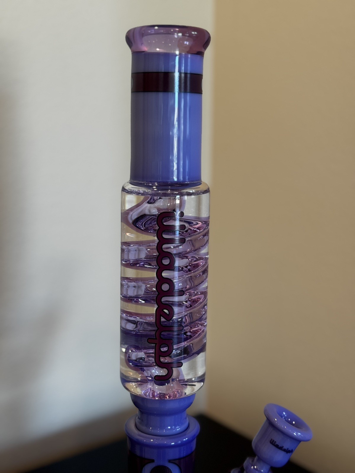 Illadelph Glass Coil Bong 19” (PURPLE LABEL)