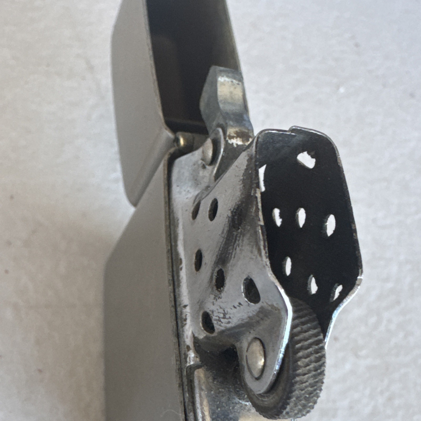 Vintage Hadson Chrome Flip Top Petrol Lighter Made in Japan