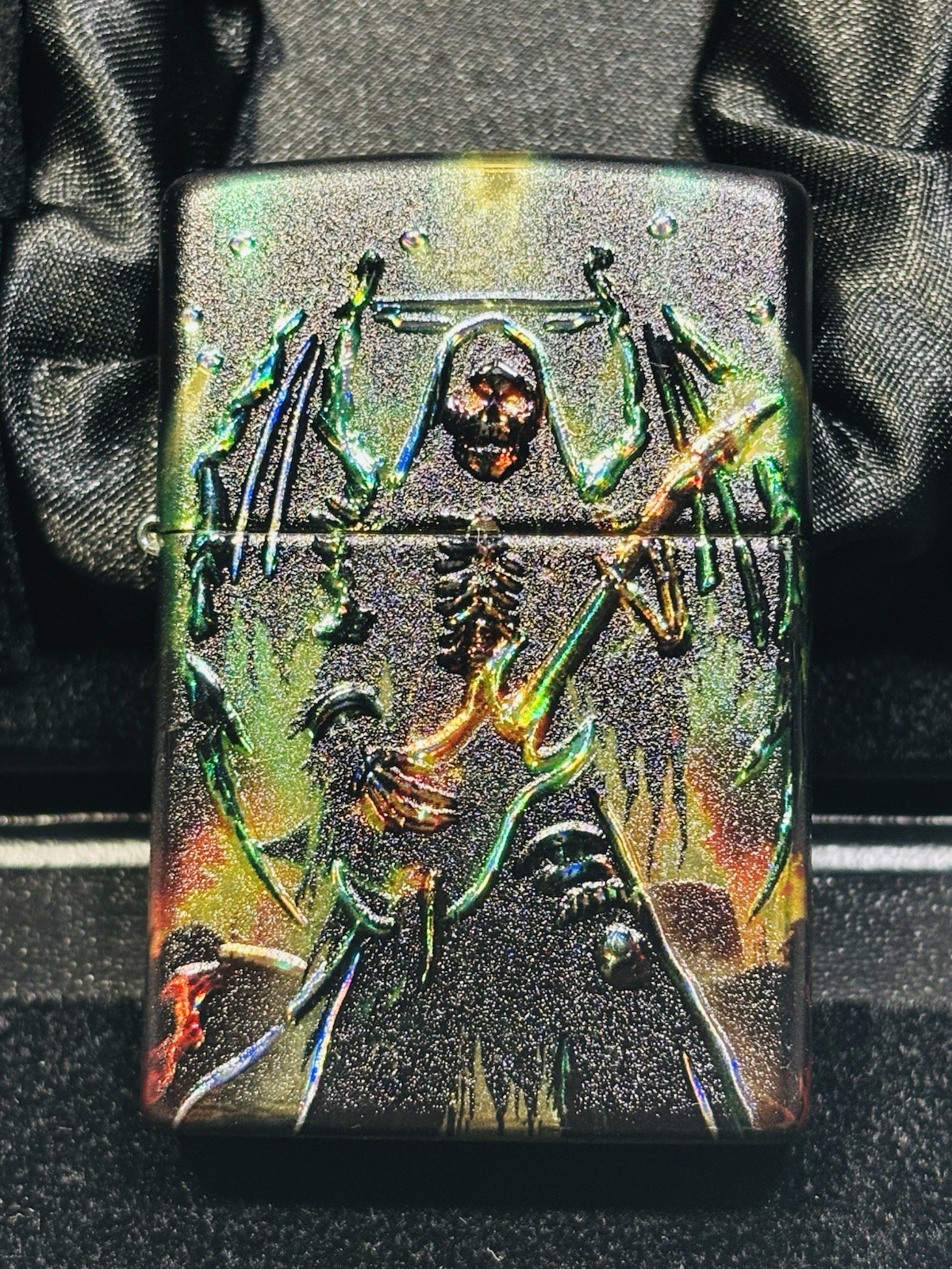 RARE Zippo lighter Crazy Music Skull 6/10 Limited Edition With Exclusive box