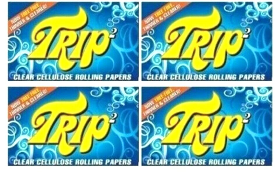 4x Trip 2 Rolling Papers 1 1/4 Trip2 50/Lvs Best Price! USA Shipped