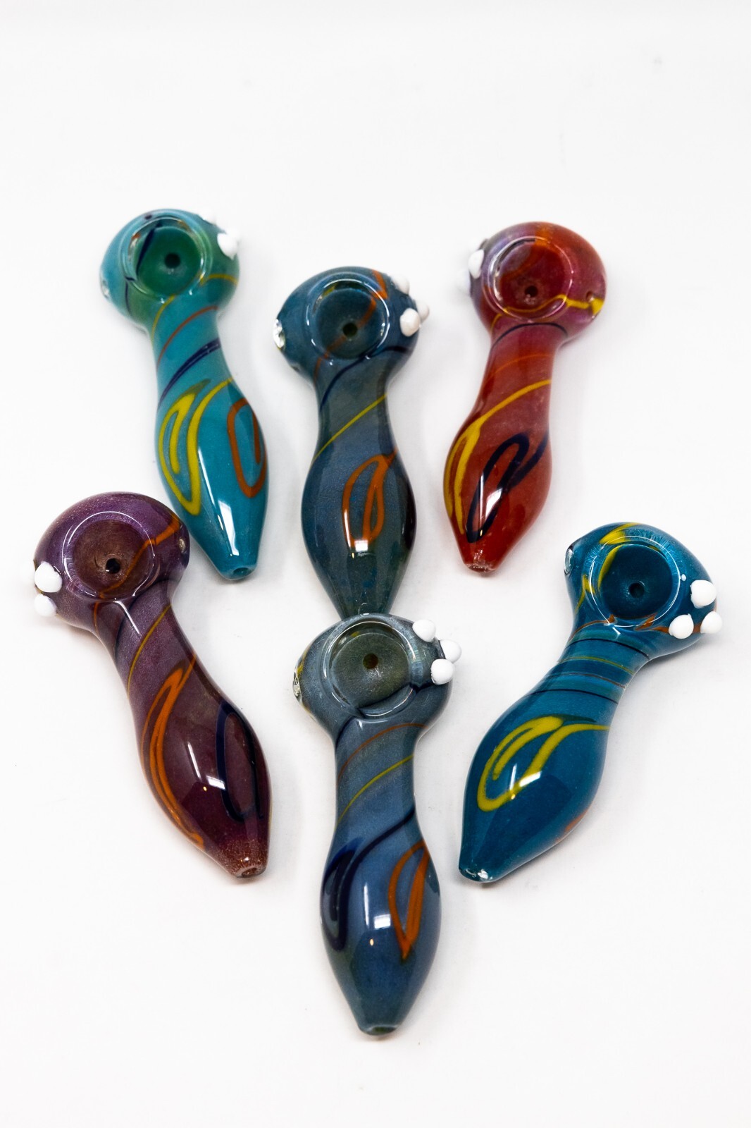 4″ Collectible Galaxy TOBACCO Glass Handmade Smoking Pipe – Assorted Colors