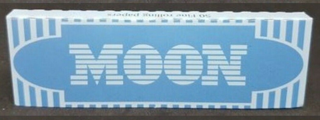 5 Packs Moon Blue Rice Rolling Papers Single Wide *Great Price* USA Shipped